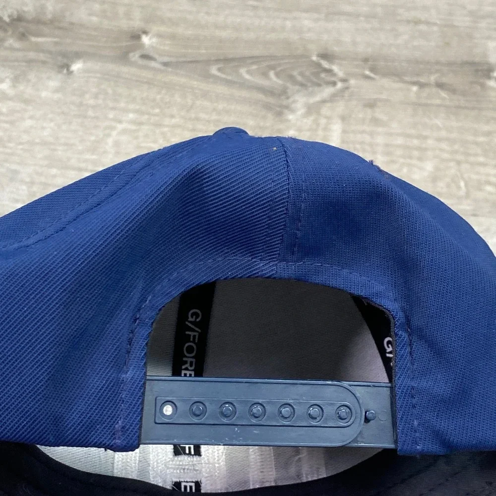 G/FORE Hat Quail Hollow Club PGA Navy Blue QHC Snapback‎ Golf Cap One Size